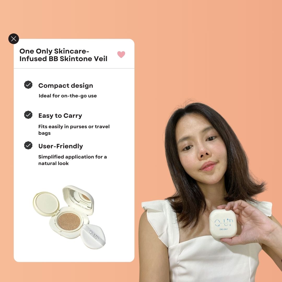 Qup One Only BB Cushion Skin Veil SPF50+