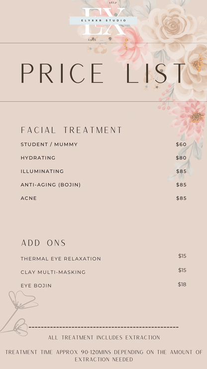 Facial services