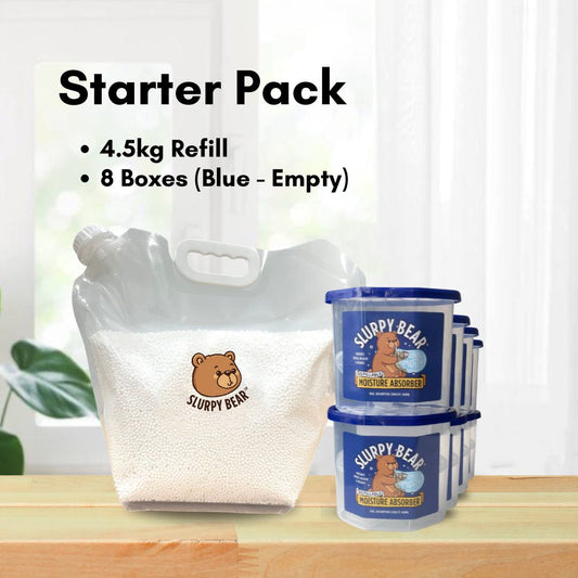 Slurpy Bear Eco-friendly Dehumidifier Refill (Starter Pack)