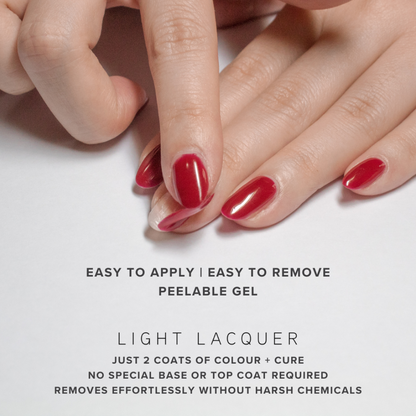 Product: Light Lacquer (Peelable Gel) Home Manicure Kit